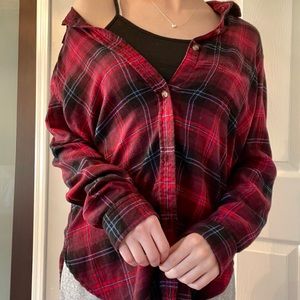 American Eagle Ahh-mazingly Soft Boyfriend Fit Flannel